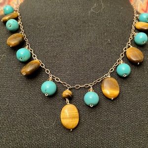 Turquoise & Tigereye necklace